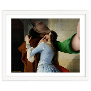 Francesco Hayez - The Kiss - Selfie by Dito Von Tease