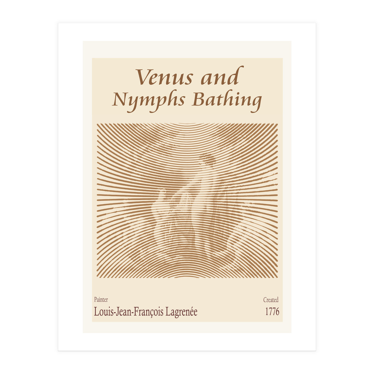 Venus And Nymphs Bathing (1776) (Print Only)