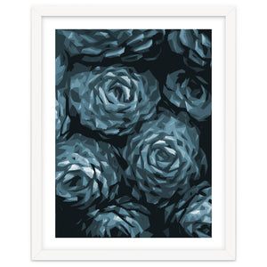 Succulent Plant Blue Ii by Art and Heart
