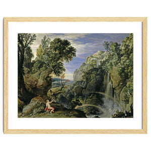 Pedro Pablo Rubens; Paul Bril / 'Landscape with Psyche and Jupiter', 1610; ca. 1630, Flemish Scho... by Album