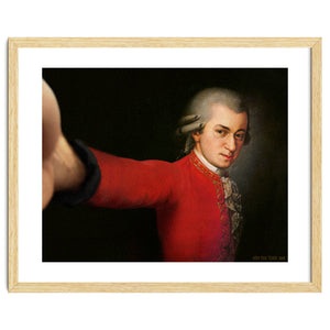 Wolfgang Amadeus Mozart - Selfie by Dito Von Tease
