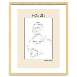 Mona Lisa – Leonardo Da Vinci Ascii Art by Doa Project