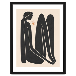 Girl Thinking 2 by Art and Heart