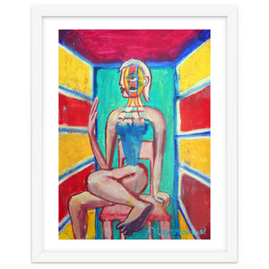 Mujer En La Silla 8 by Diego Manuel Rodriguez