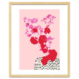 Plant based happyness ladys mantle still life by Annick