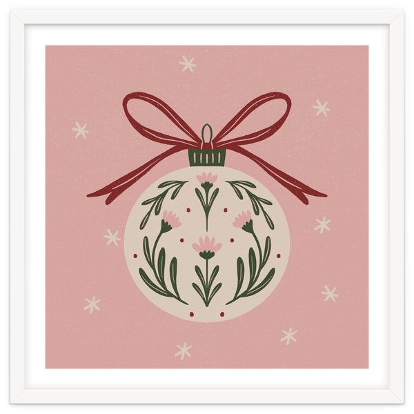 Christmas Flower Globe