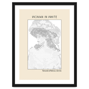 Woman In White – Raimundo De Madrazo Y Garreta (ascii Art) by Doa Project