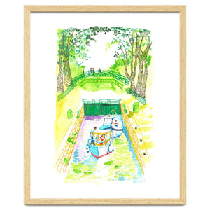 Paris Saint-Martin canal by Anna