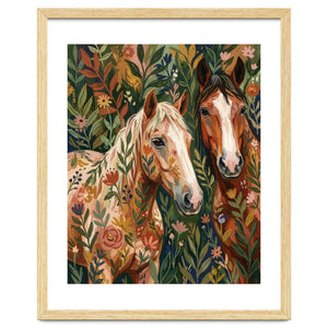 Wildflower Equine Duo by Mmartabc