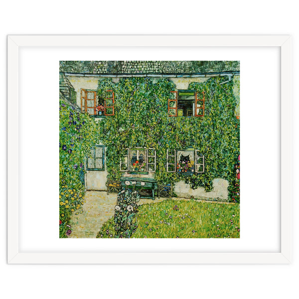 Forsthaus in Weissenbach am Attersee - Forestry house in Weissenbach on Attersee-Lake,1912.
