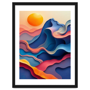 Sunset Over the Reef by artistic