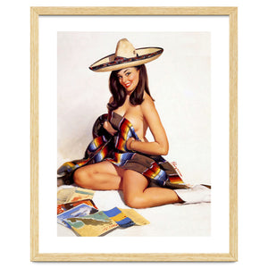 Sexy Pinup Mexican Girl by Hermes