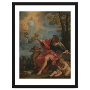 Carlo Maratta – Saint John the Evangelist on Patmos (c. 1680–1720) by William Morrin
