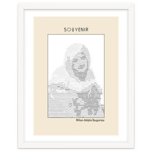 Souvenir – William Adolphe Bouguereau (1894) – Ascii Art by Doa Project