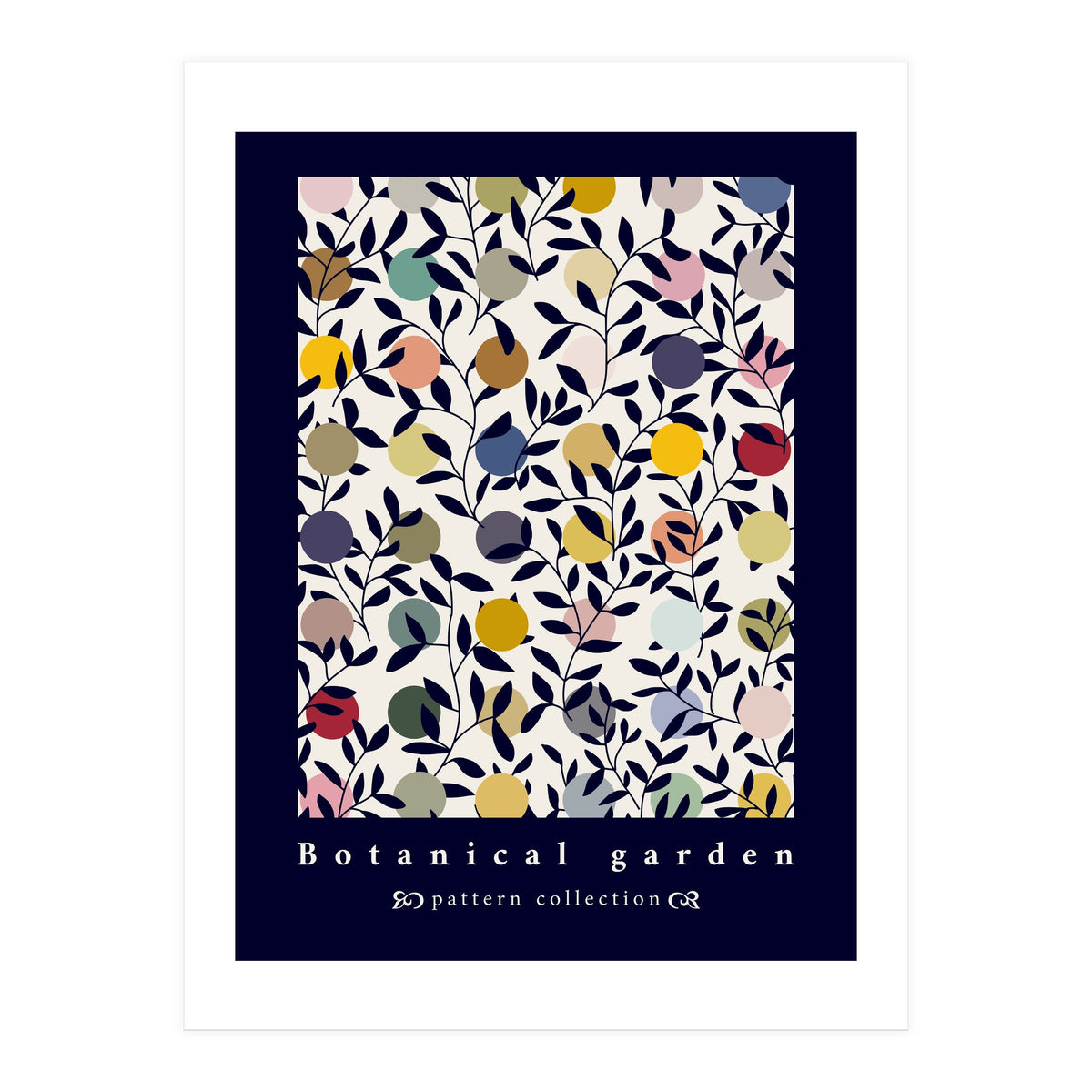 expectant iteration botanical garden pattern (Print Only)