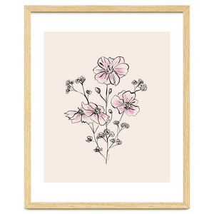 Wild Roses Bouquet by Anis illustration