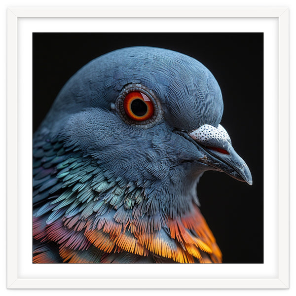Close Up Of A Pigeon Bird