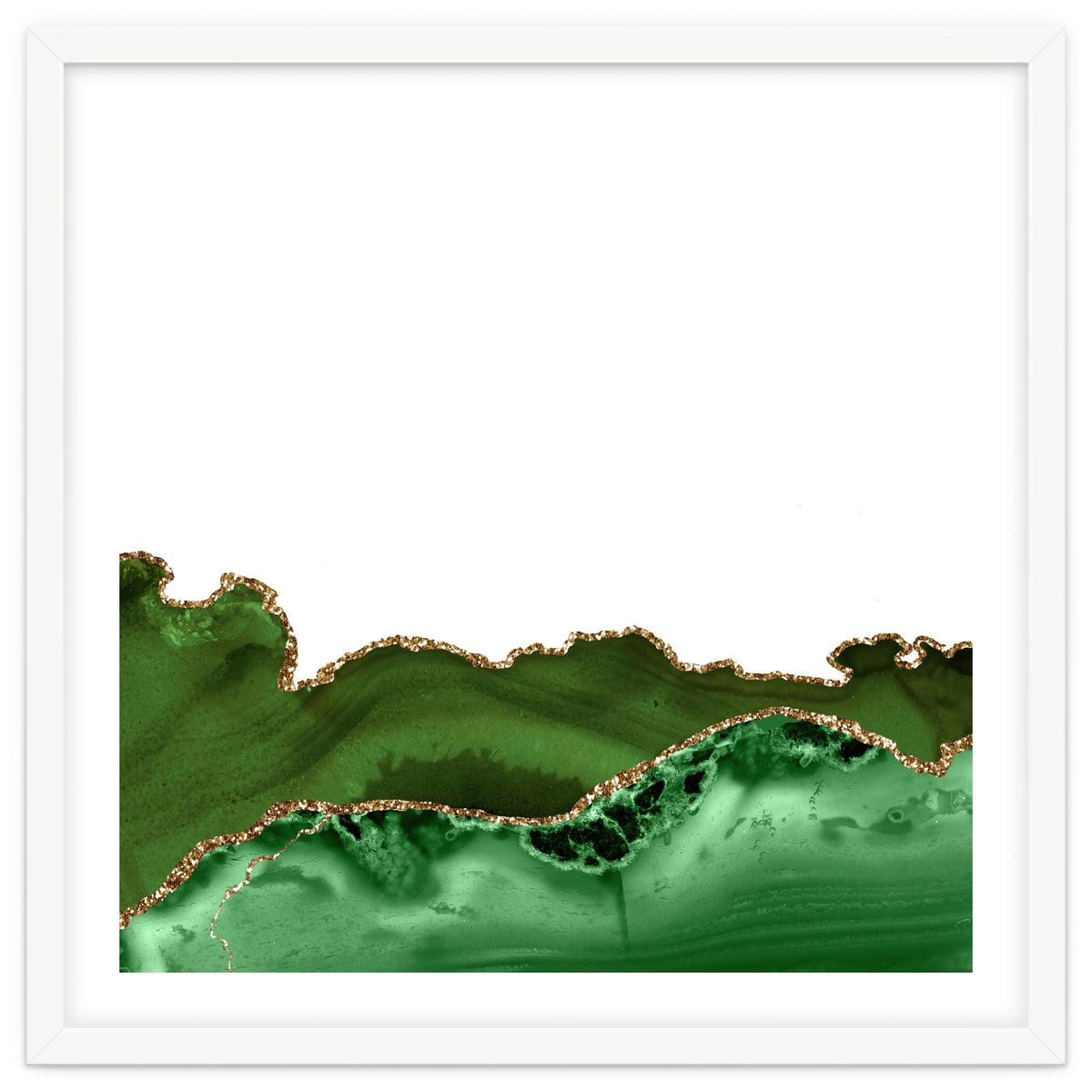 Green & Gold Agate Texture 30