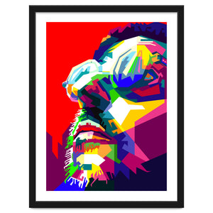 Leon The Professional Hollywood Actor Pop Art WPAP by Artkreator