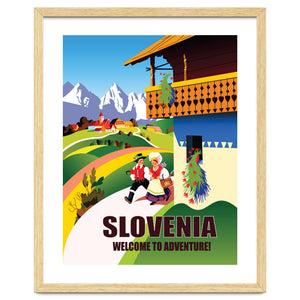 Village in Slovenia by Hermes