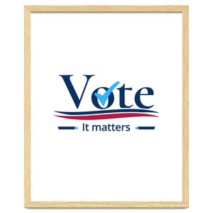 vote it matters - For elections by timlset