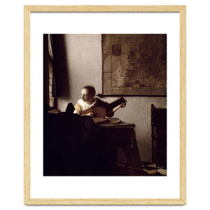 'The Lute Player', 1663-1664, Oil on canvas, 51,4 x 45,7 cm. by Album