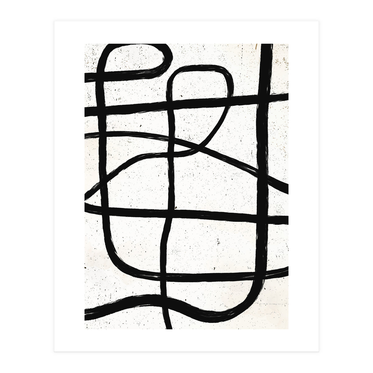 Nordic Scandinavian Marker Ink Line I (Print Only)