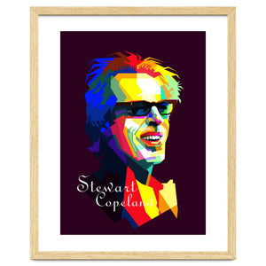 Stewart Copeland The Police Pop Art WPAP by Artkreator