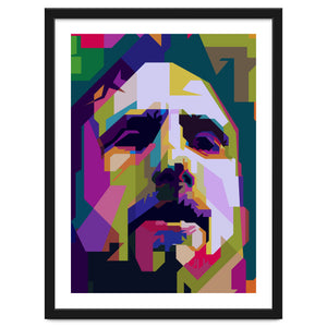 Zack De La Rocha Rock Singer Pop Art WPAP by Artkreator