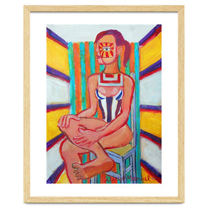 Mujer En La Silla 5 by Diego Manuel Rodriguez