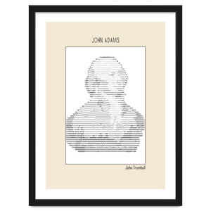 John Adams – John Trumbull (ascii Art) by Doa Project