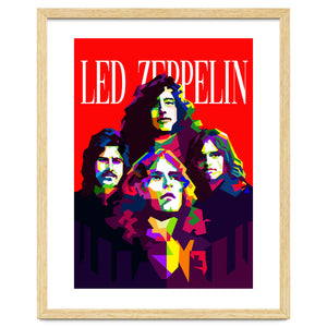Led Zeppelin British Classic Rock And Blues by Artkreator
