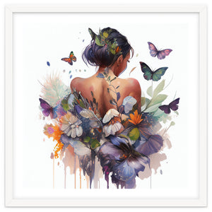 Butterfly Botanical Back by Chromatic Fusion Studio