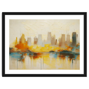 Buildings At Dusk 03 by Fernando Vieira