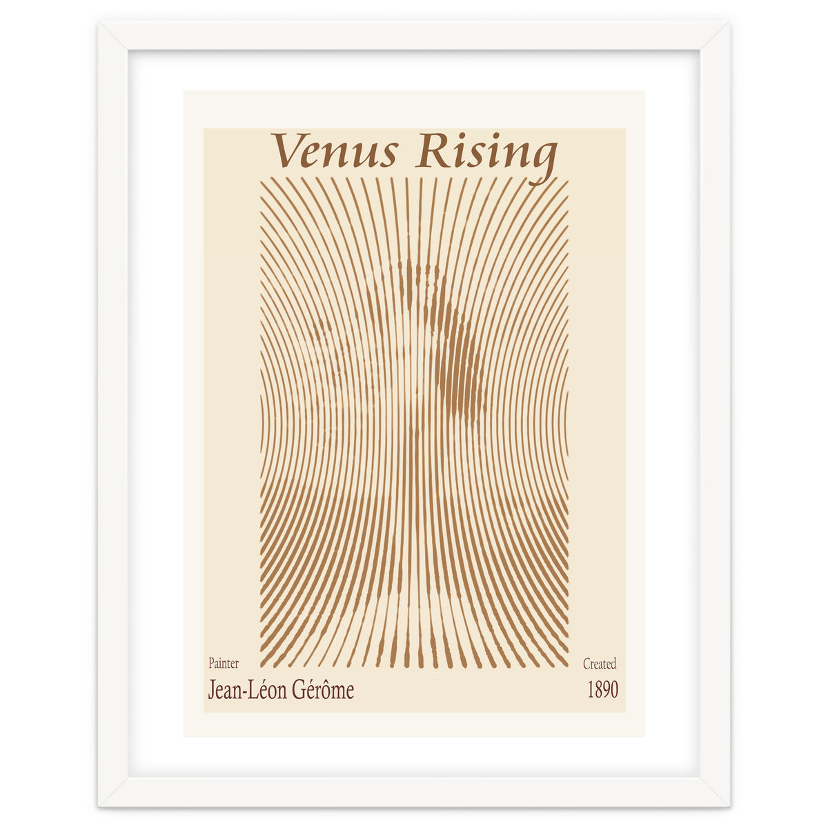 Venus Rising by Jean Léon Gérôme (1890)