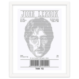 Receipt Art John Lennon Quotes by Doa Project