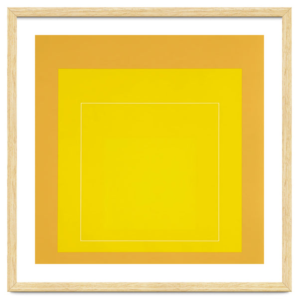JOSEF ALBERS - HOMAGE TO THE SQUARE YELLOW