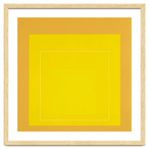 JOSEF ALBERS - HOMAGE TO THE SQUARE YELLOW by TimelessArtworks