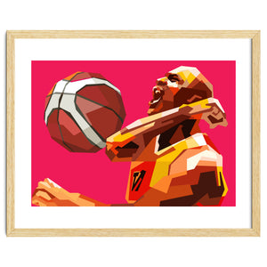 Magic Johnson Retro Sport NBA by Artkreator