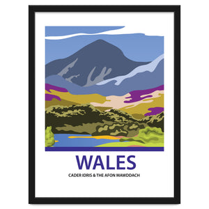 Wales Cader Idris And The Afon Mawddach by Hermes