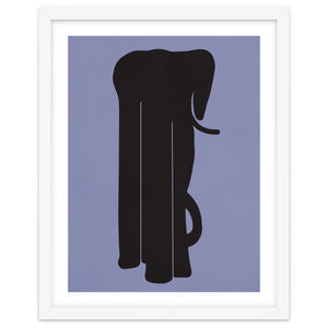 Minimal Elephant by Art and Heart