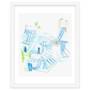 Paris Rooftops by Anna