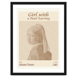 Girl With A Pearl Earring Johannes Vermeer (1665) by Doa Project