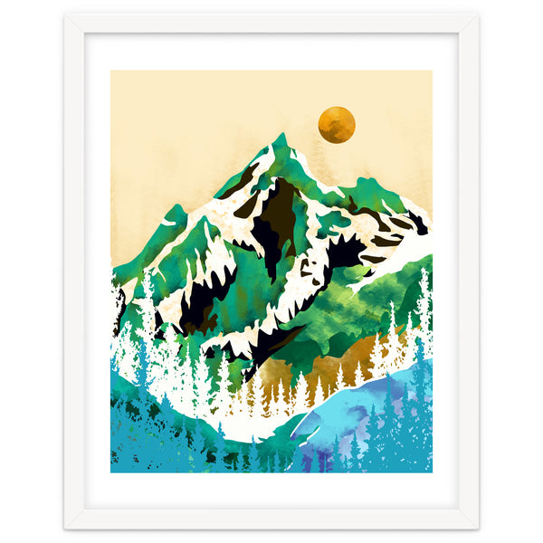 Grass Is Greener Wherever It Is Loved Positivity Nature Landscape Snow, Winter Mountains Painting Forest, Wild Travel Adventure