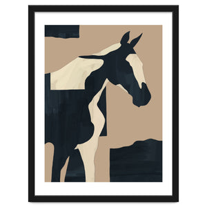 Abstract Minimal Horse 7 by Thing Design 2