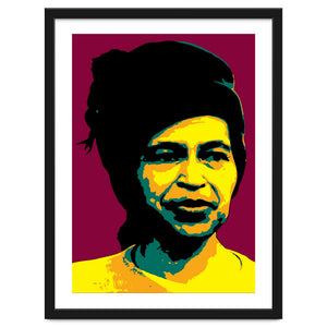 Rosa Parks American Activist Legend in Pop Art by taurungka