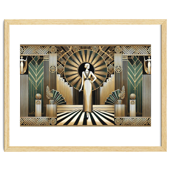 Golden Twenties Flair In Art Deco