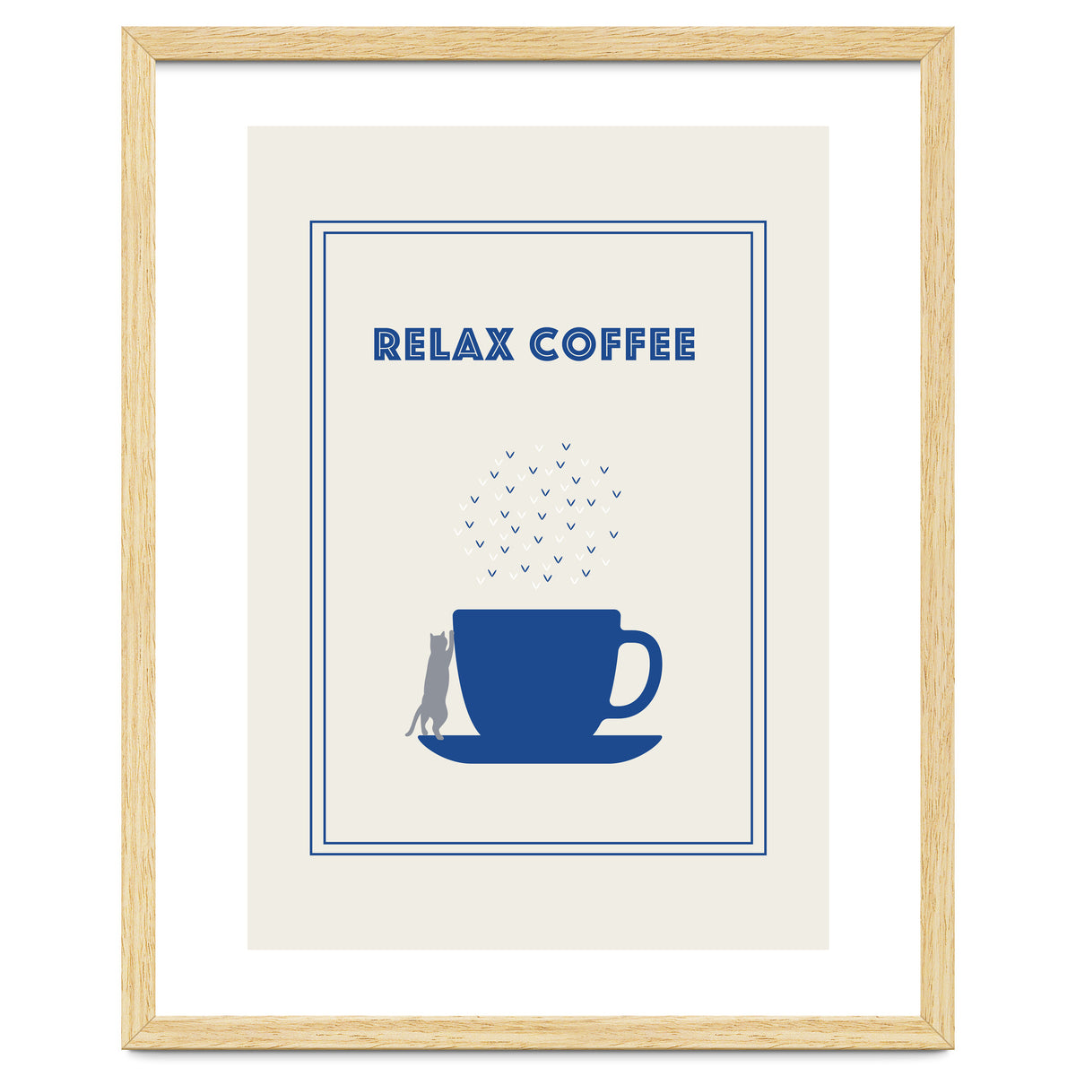 RELAX COFFEE CAT