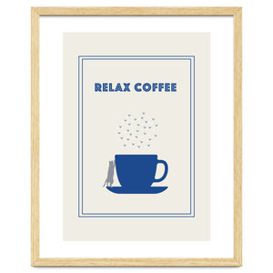 RELAX COFFEE CAT by natural neutral