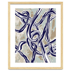 Follow the lines Abstract knots by Annick